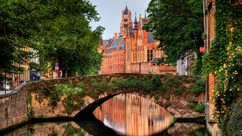 Bruges. It's in Belgium. Image: Wolfgang Staudt, Flickr. Quote: In Bruges, excellent movie.
