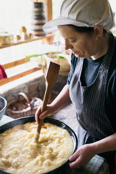 Macedonia food homestay cook Intrepid Travel