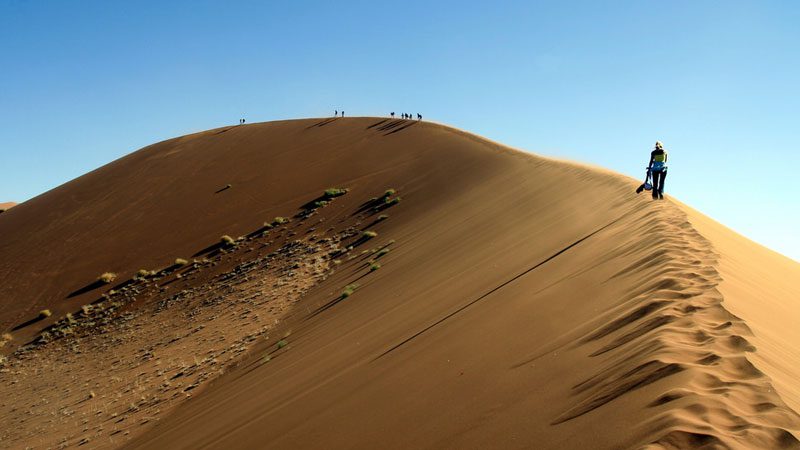 Namibia Sossusvlei Dune 45 sunset
