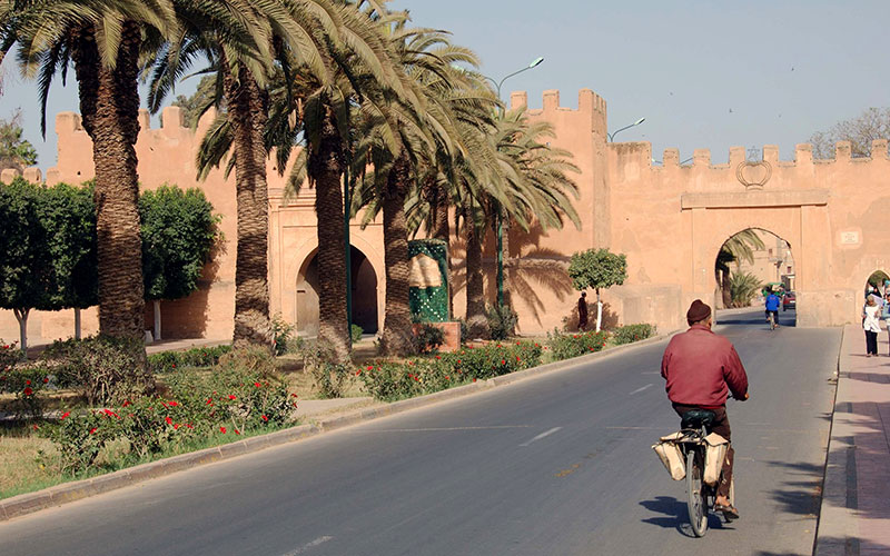 The city walls of Taroudant, south Morocco
