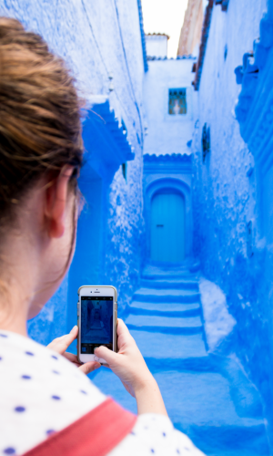 Blue streets of Chefchaouen