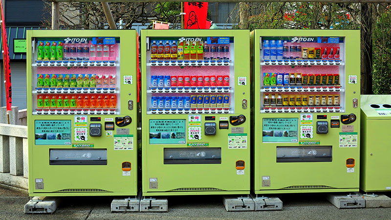 Vending machines in Tokyo