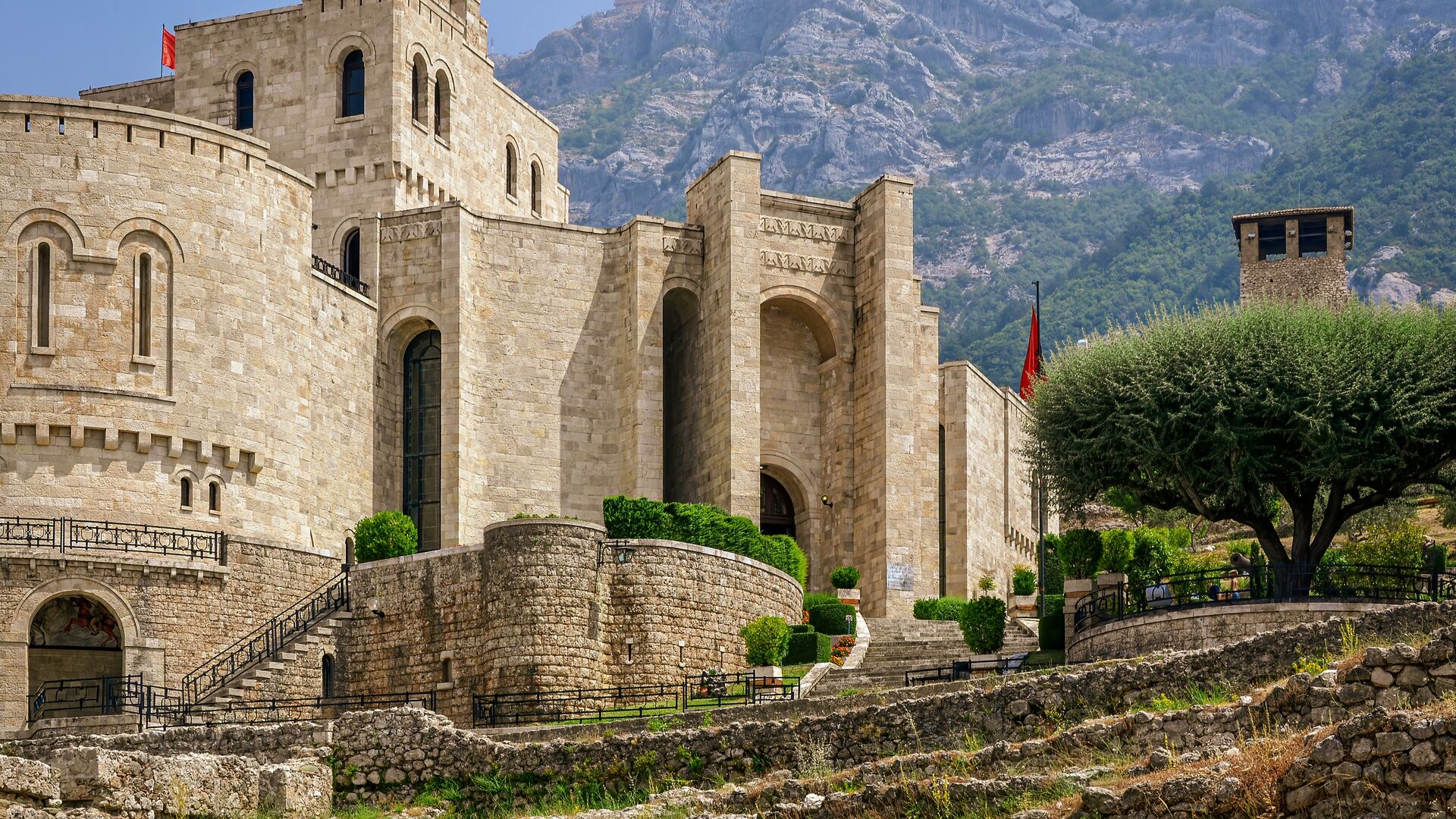 Castle of Kruja in Albania