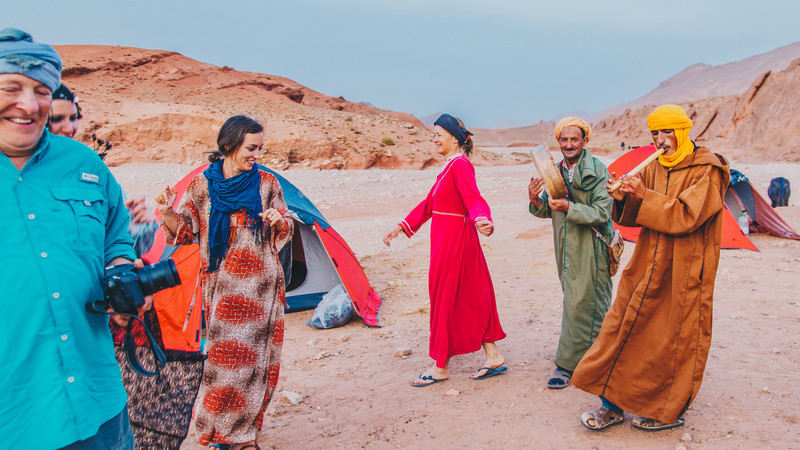 Morocco Atlas Mountains hiking berbers