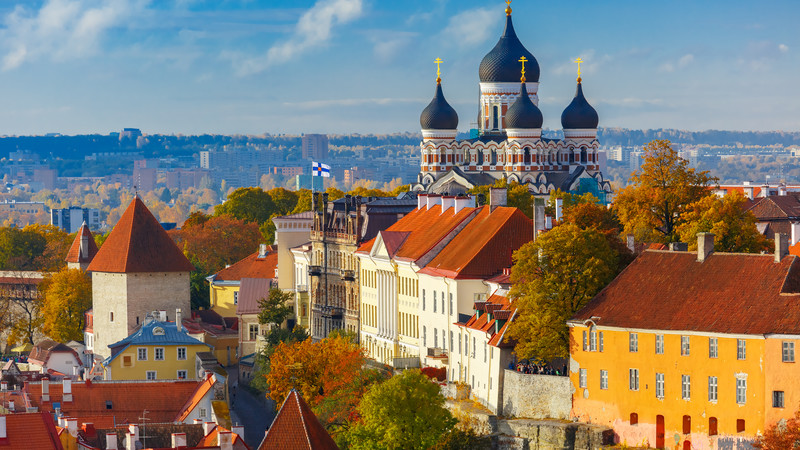 The cathedral in Tallinn, Estonia