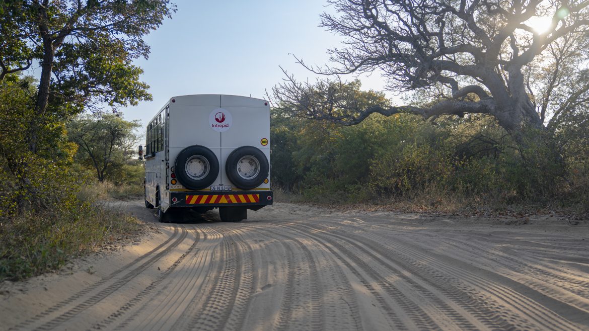 An Intrepid Overland truck.