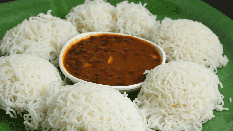 Sri Lankan string hoppers