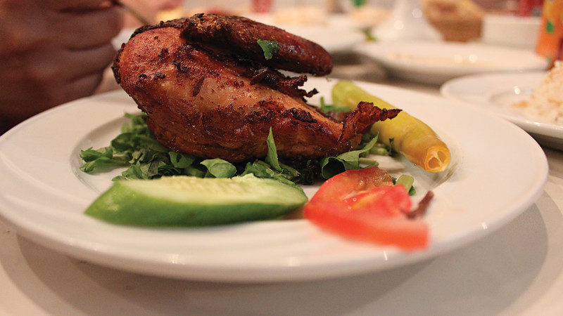 A typical Egyptian meal