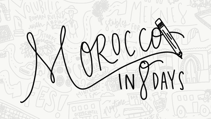 Morocco in 8 days illustrated