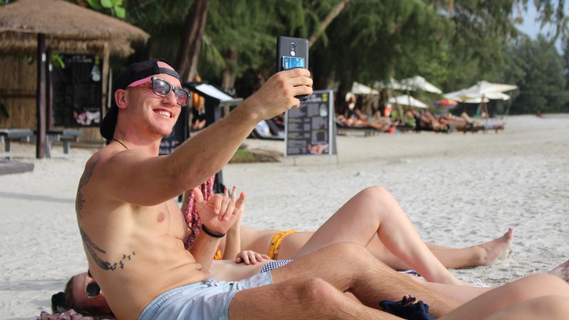 Selfies in Sihanoukville, Cambodia