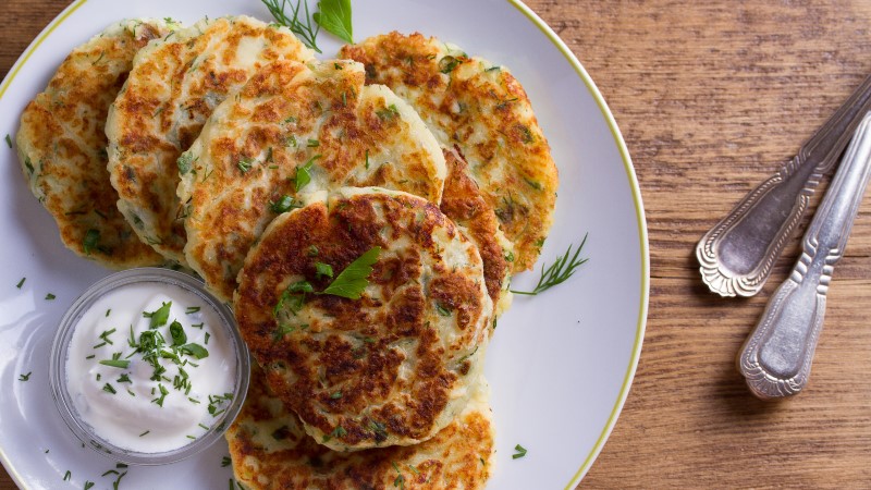 Potato pancakes are a favourite in Belarus
