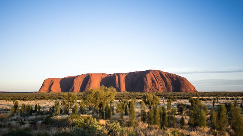 Uluru at sunrise