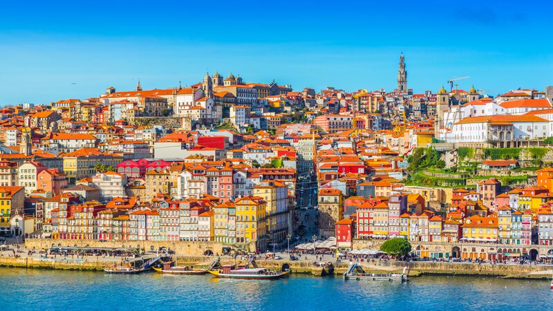 A view of Porto from across the water