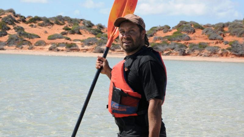 Malgana guide Darren “Capes” Capewell in WA.