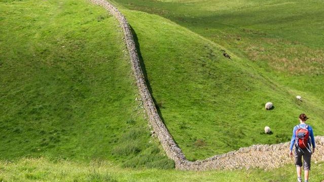 Hiking Hadrian's Wall in northern England