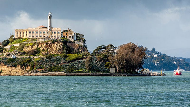 Alcatraz Island from the San Francisco Bay