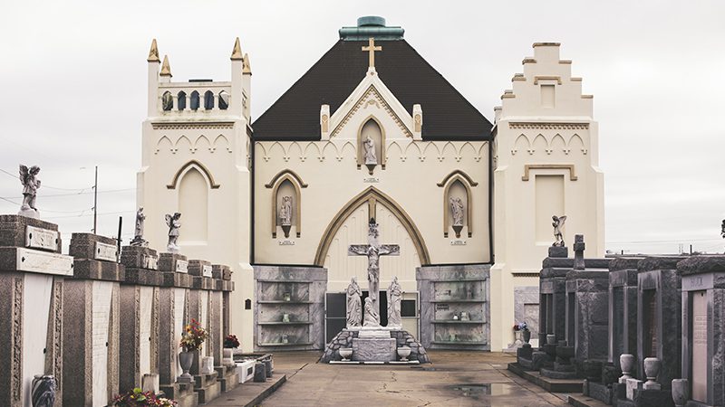 The St. Roch Chapel in St. Roch Cemetery in New Orleans.