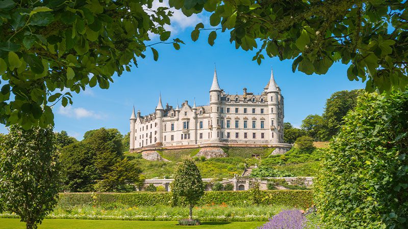 Dunrobin Castle in Golspie