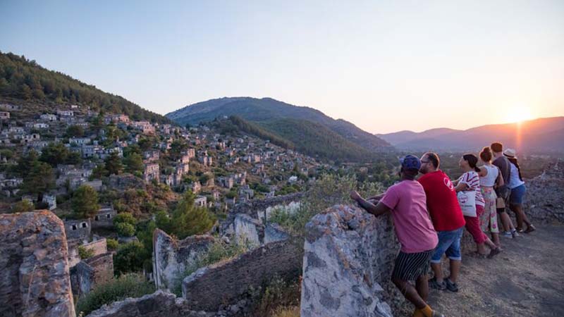 Sunset along the Lycian Way