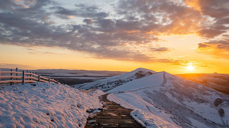 Peak District in winter