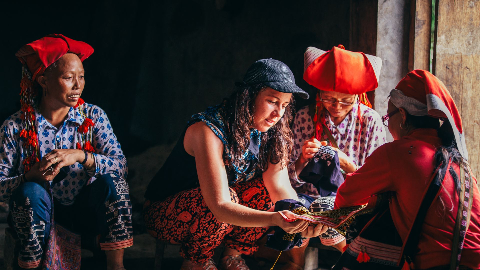 An Intrepid traveller meeting the people of Sapa, Vietnam.