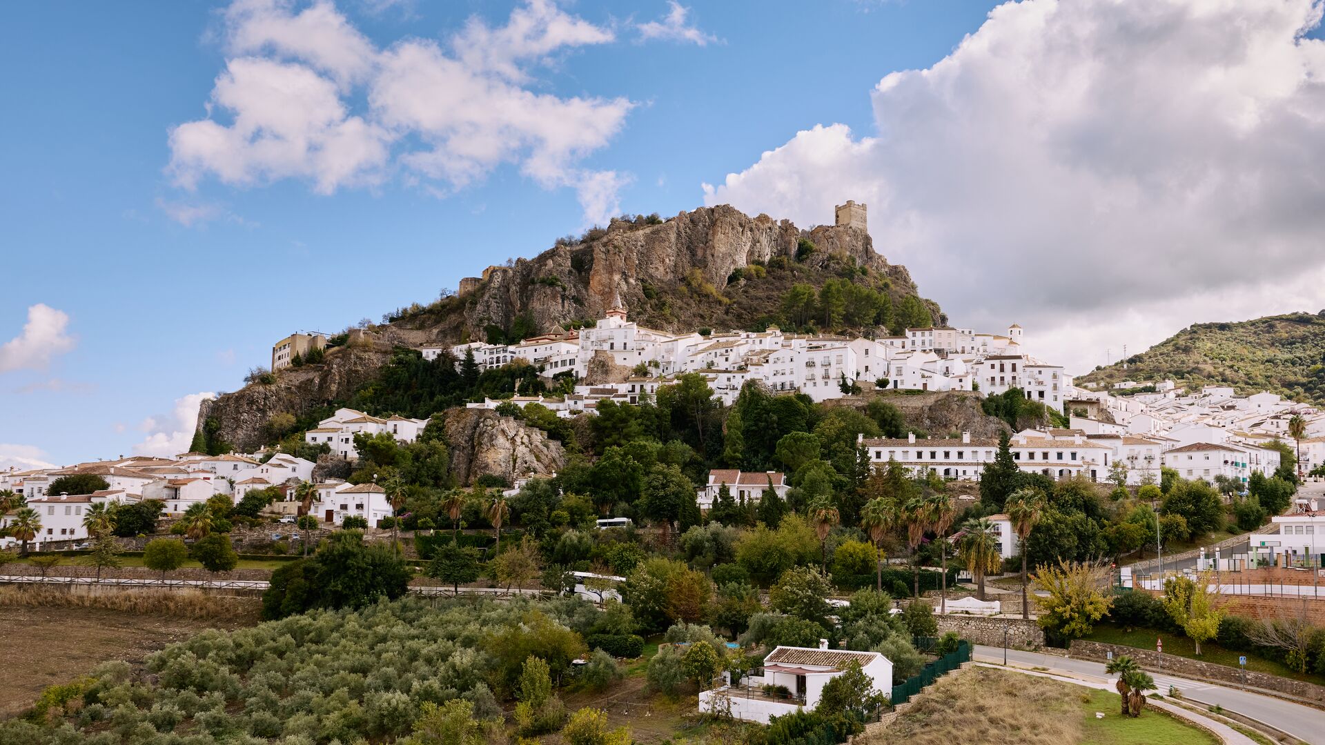 One of Spain's whitewashed pueblos blancos villages.