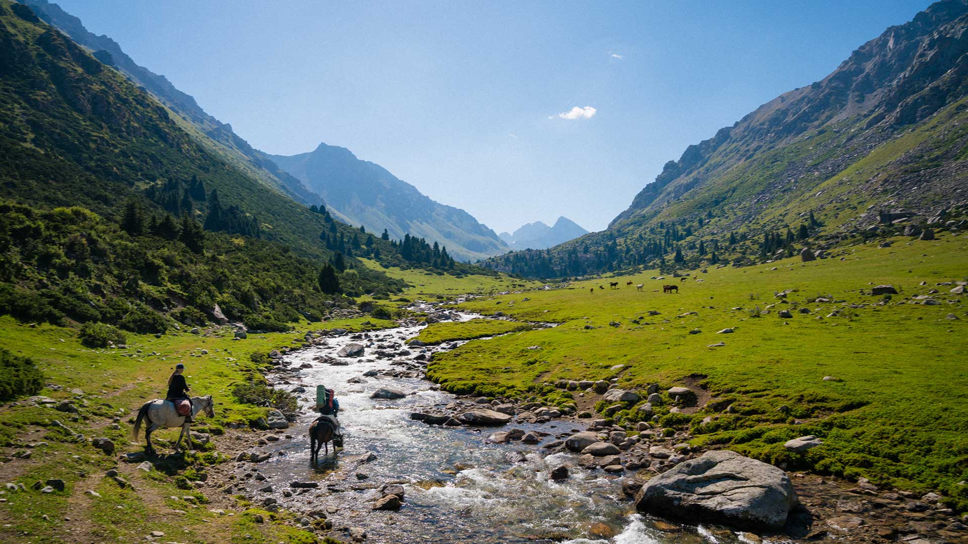 Tien Shan Mountain Range in Kyrgyzstan. Photo by Liz Carlson