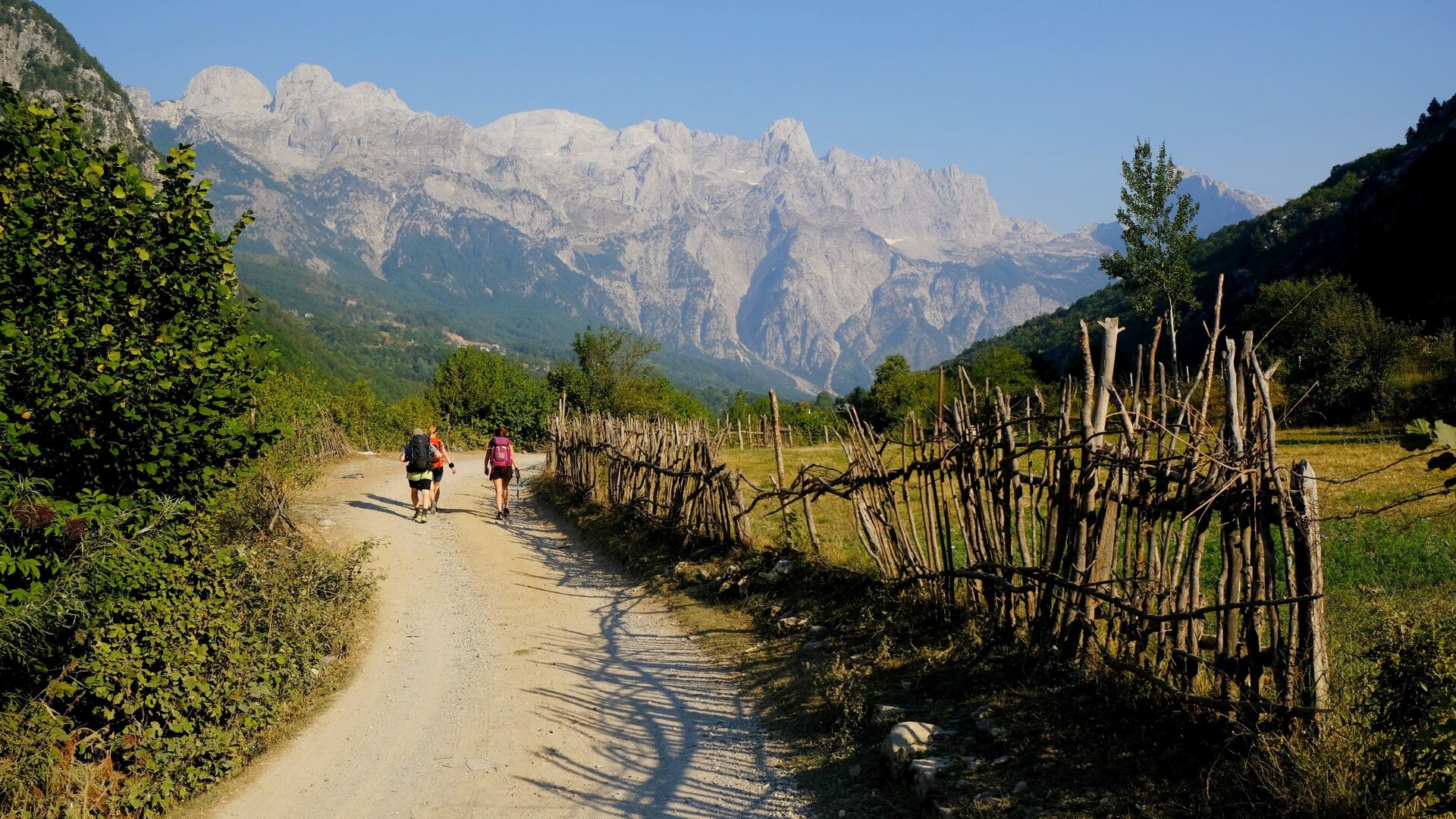 Hiking in the Albanian Alps with Intrepid. 