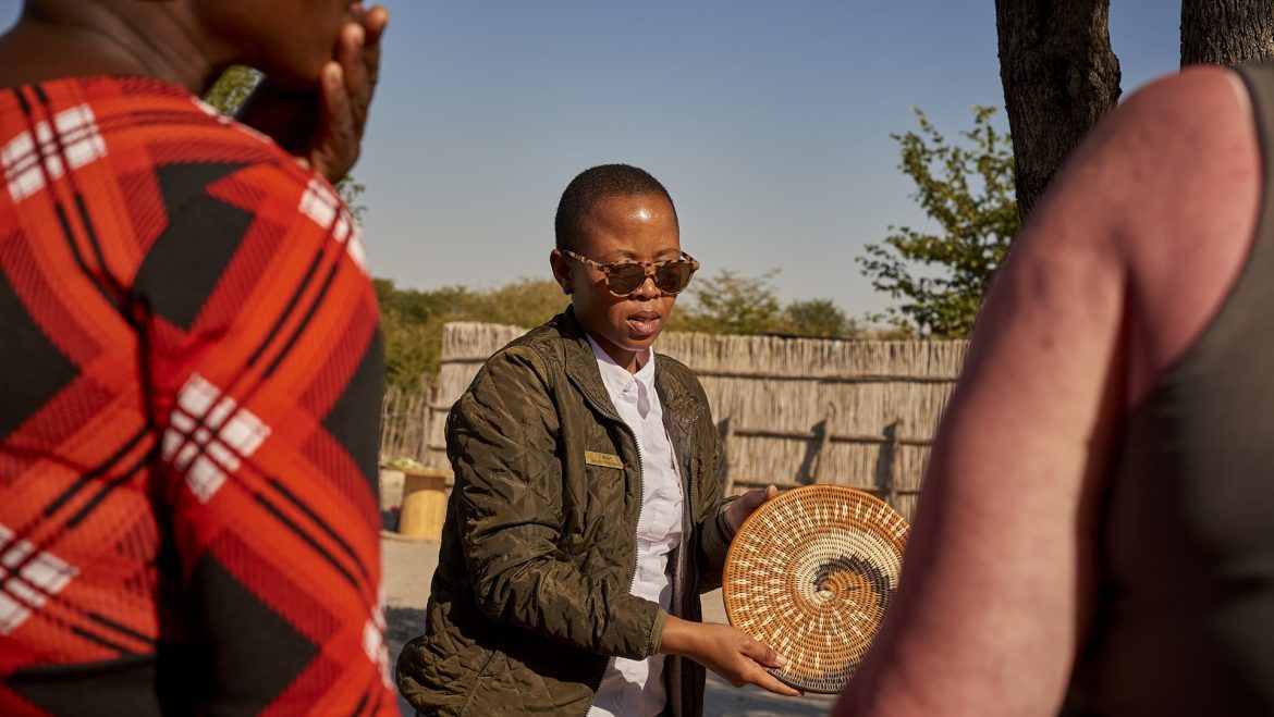 Try basket weaving in Botswana with Intrepid.