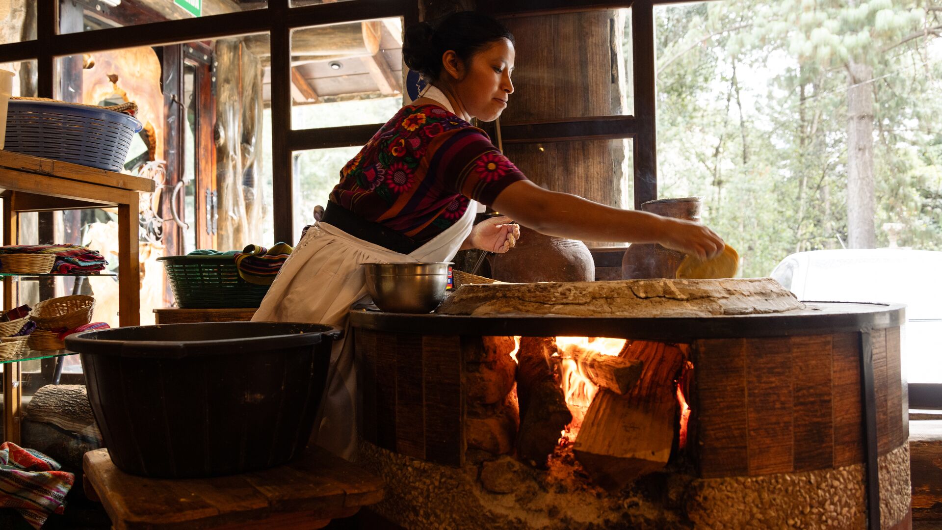 A Maya cooking class in Belize.