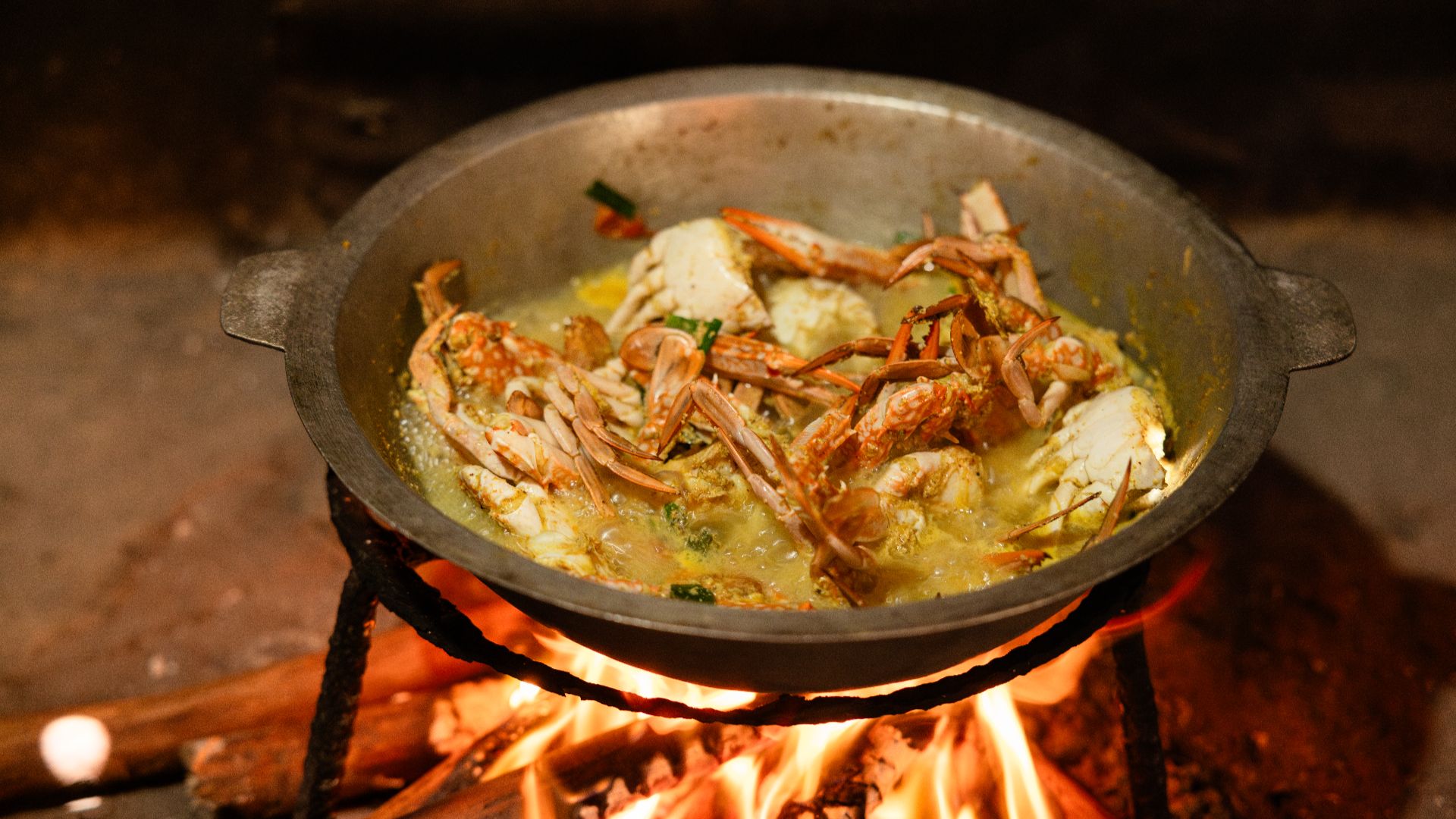 A spicy Sri Lankan curry.