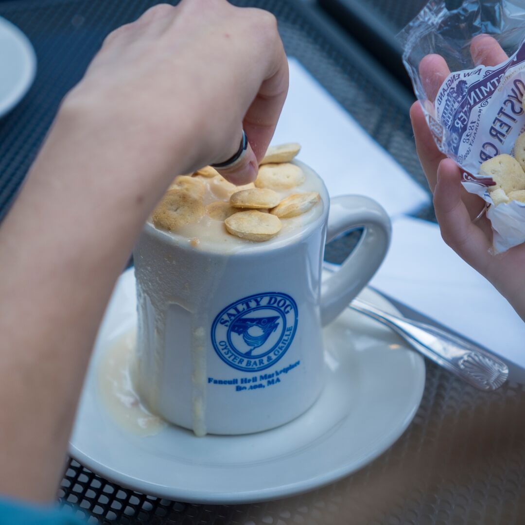 Clam chowder is a hot topic in Boston