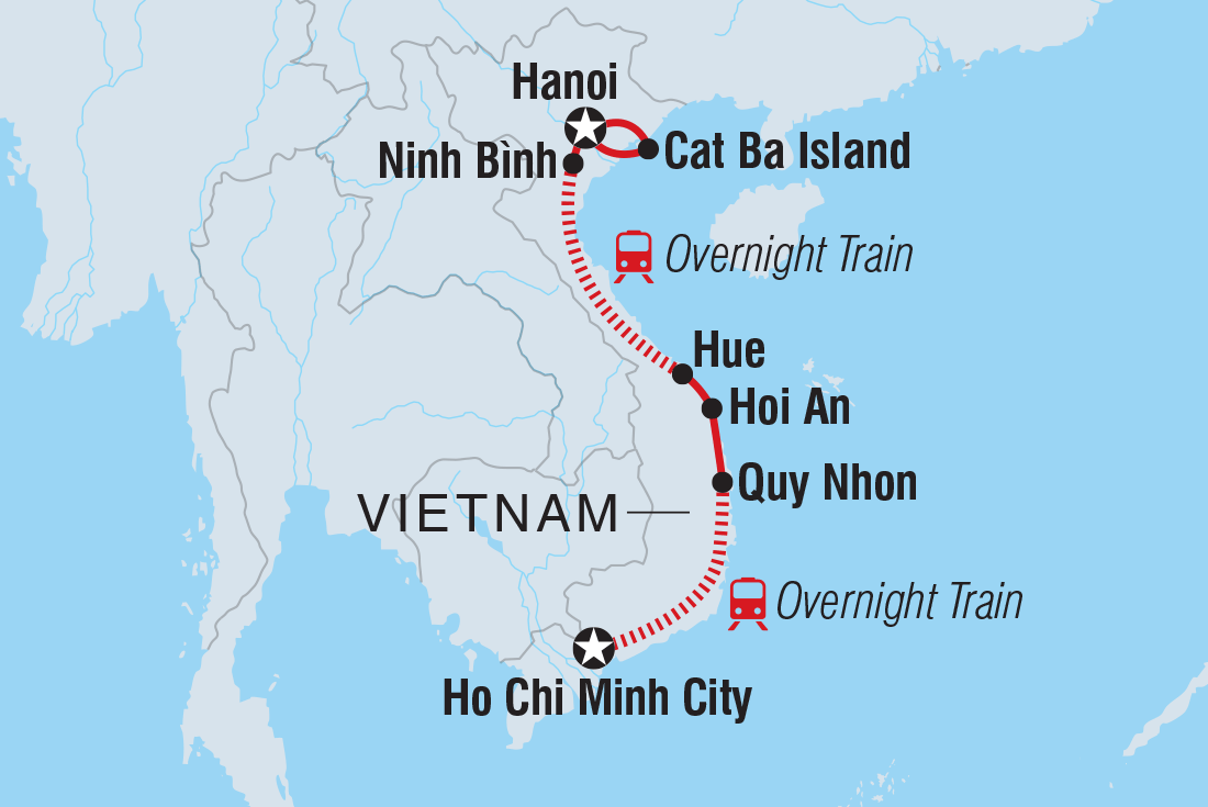 Map of Essential Vietnam including Vietnam