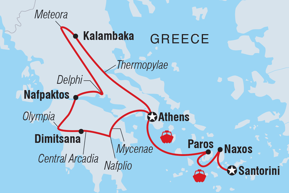 Map of Premium Greece In Depth including Greece
