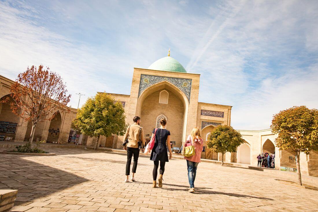 Experience Kukeldash Madrasah in Tashkent with Intrepid Travel