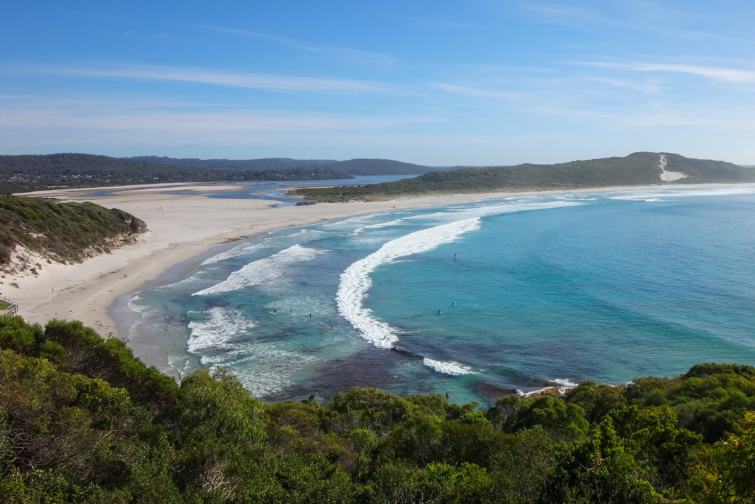 Crystal blue coastline in Western Australia
