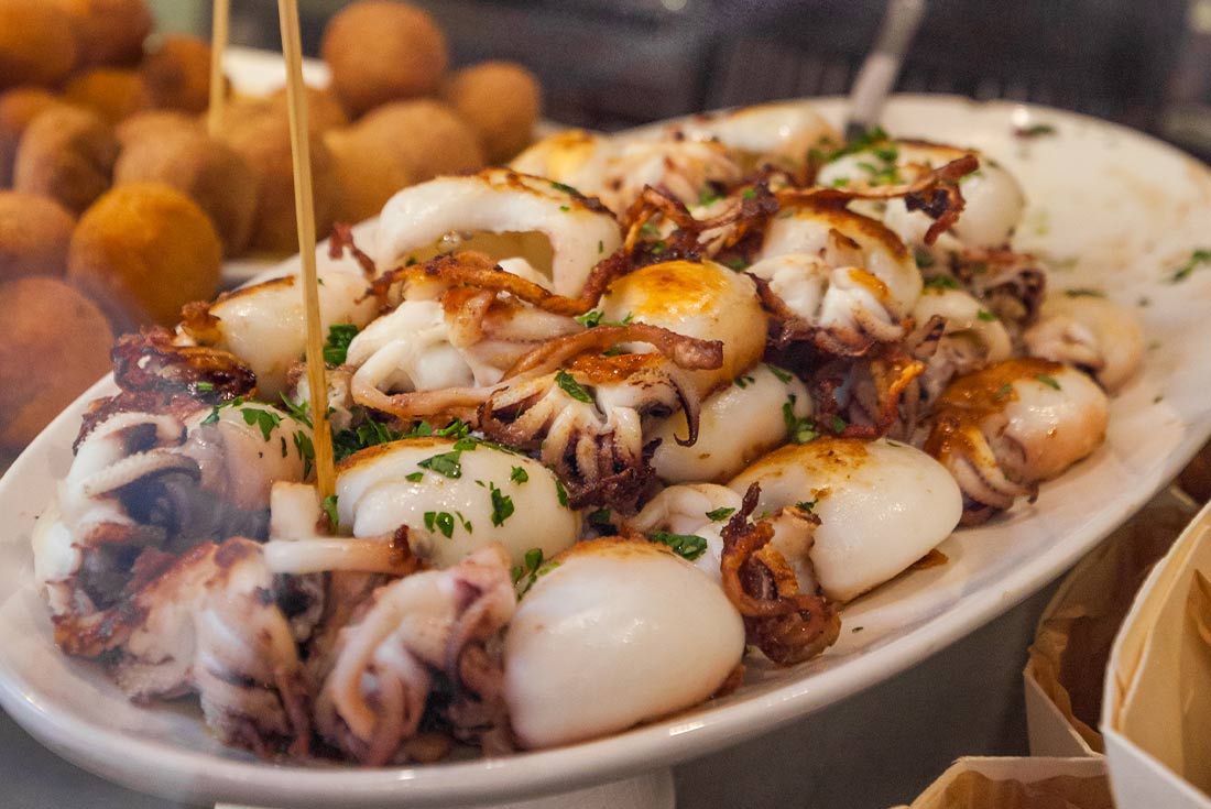 ZMPY - Plate of fresh seafood in Venice, Italy