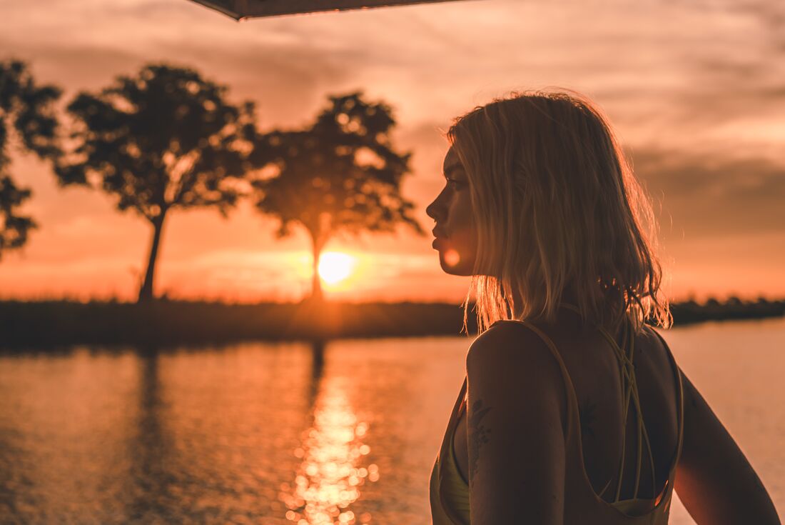 Sunset in Chobe National Park, Botswana