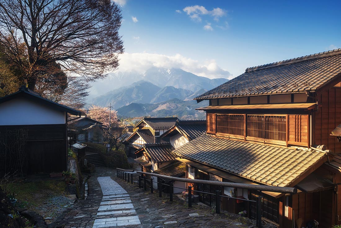 Stunning postal town of Magome, Japan