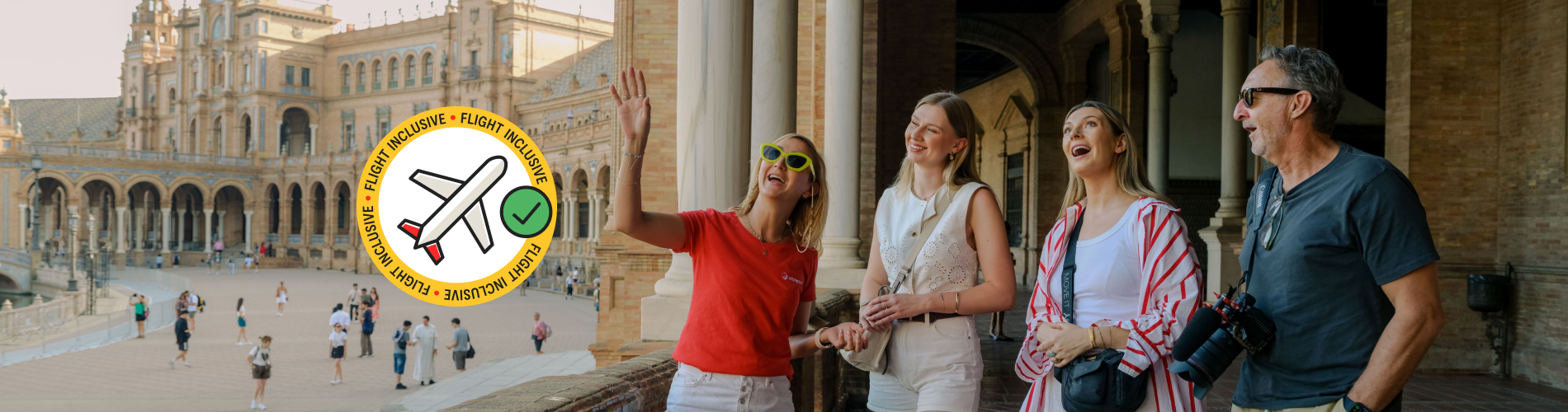 Group of Intrepid travellers in Seville