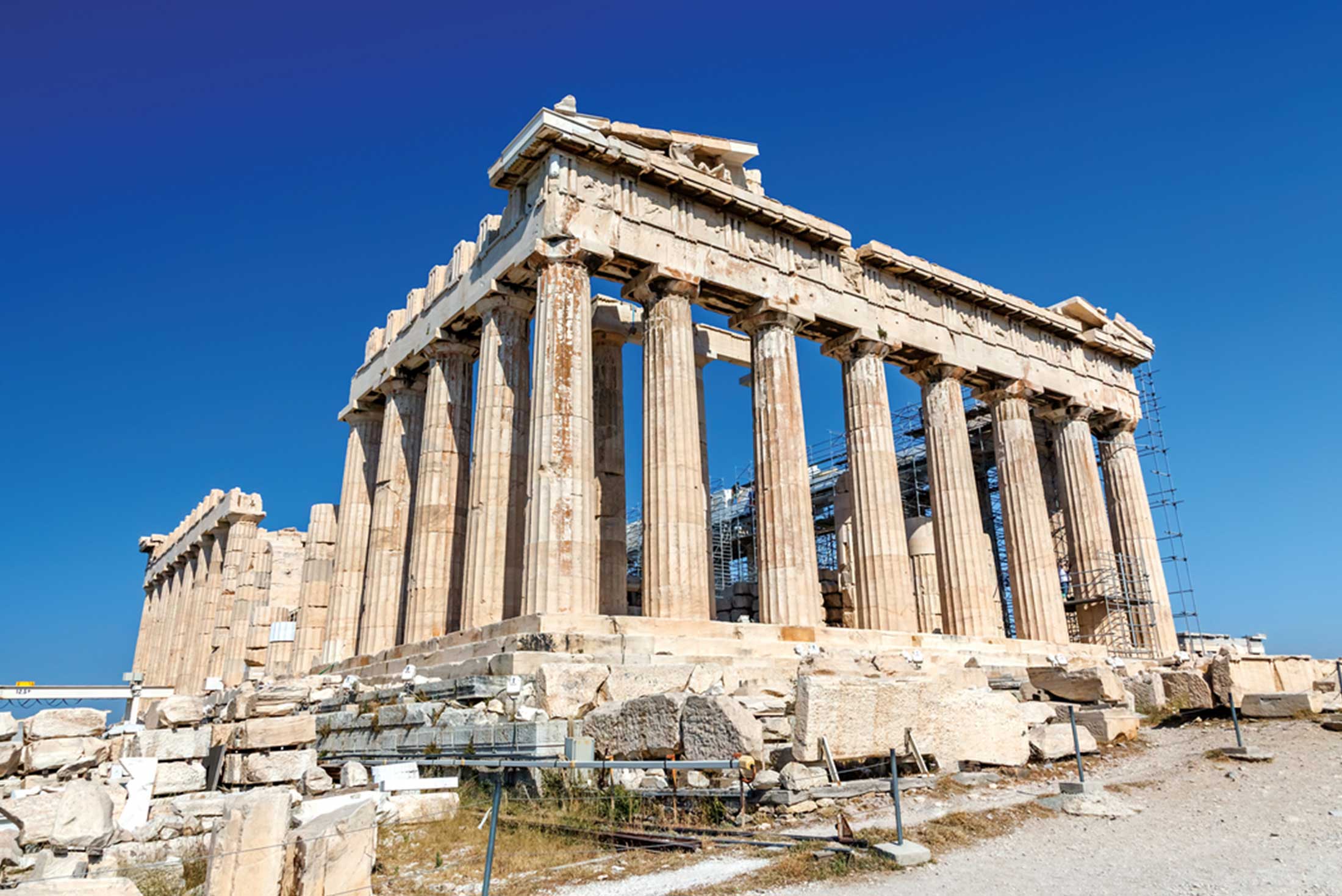 The Acropolis in Greece