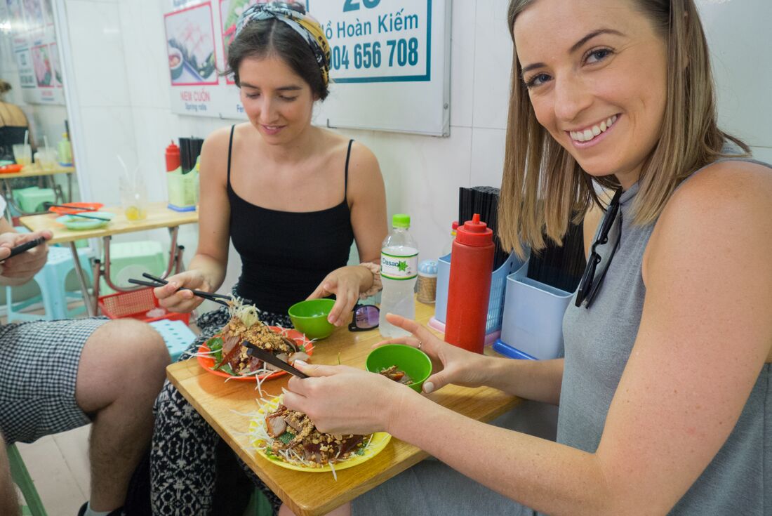 Enjoy a famous nom bo kho Vietnamese beef noodle dish