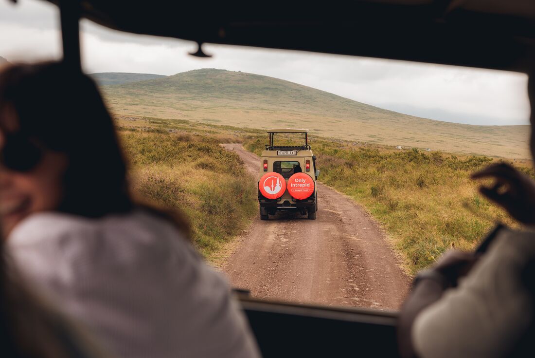 On safari in Ngorongoro Crater