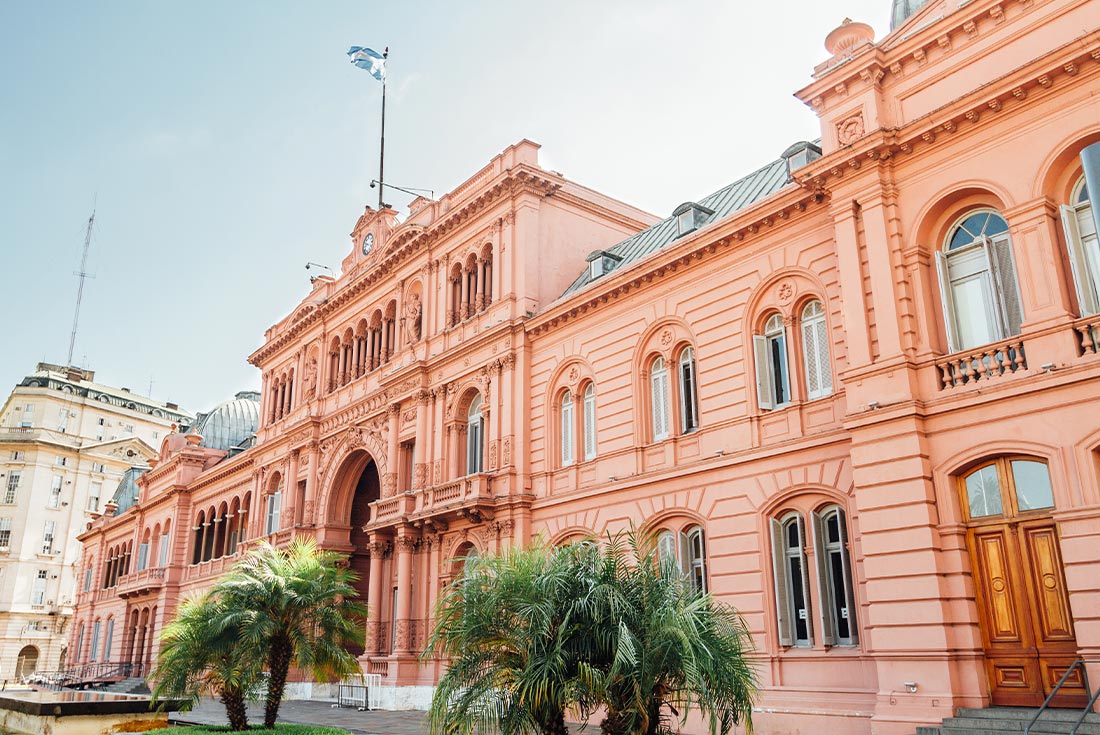 Casa Rosada, presidential Palace in Buenos Aires, Argentina