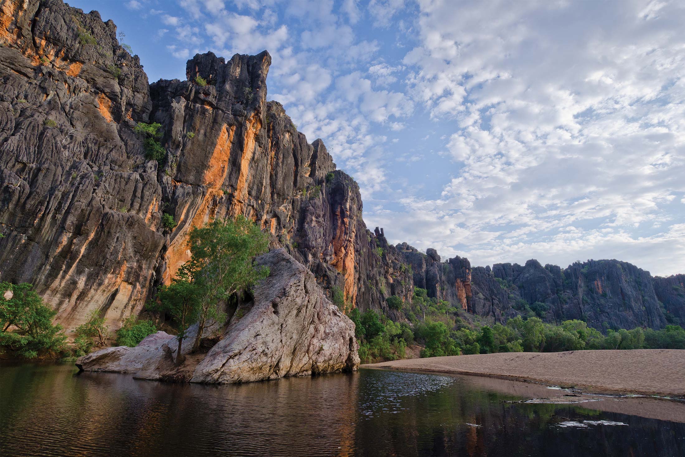 Windjana Gorge view